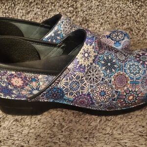 Colorful Patterned Women's Clogs DANSKO Nursing